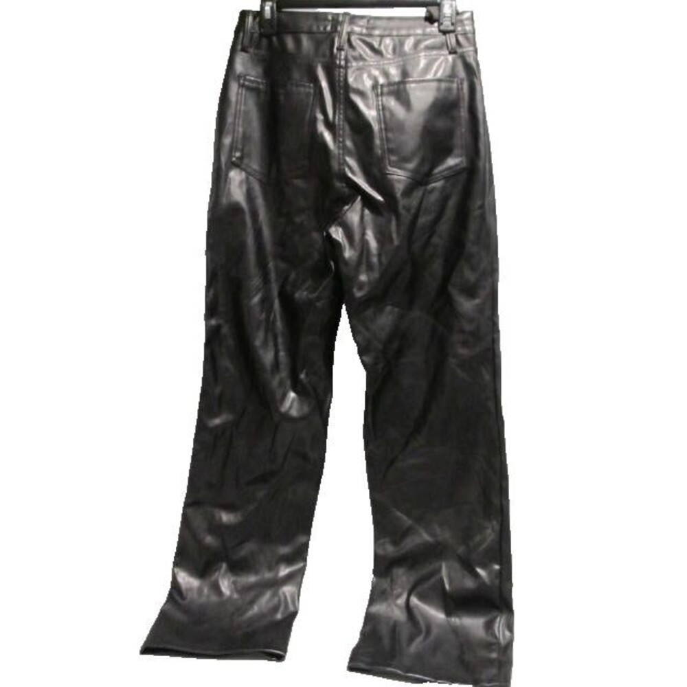 Dollhouse Juniors Curvy Wide‑Leg Faux Leather Jeans – Black – Size 11/12 – NWT - Picture 8 of 8